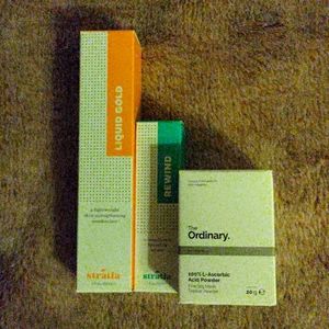 Stratia Liquid Gold Moisturizer Rewind Serum The Ordinary 100% L-Ascorbic Acid